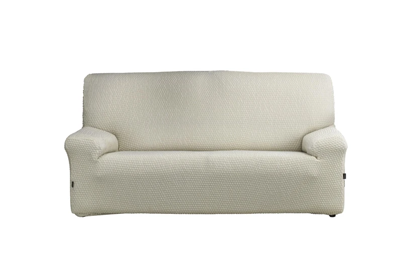 Estoralis Borneo | Bi-Elastic Sofa Cover | Super Elastic Fabric C/01 Ecru | for 3 Seater Sofa from 170 to 220 cm | Quality Protector | Super Adjustable - Image 1