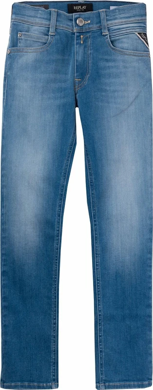 Replay Boy's Wallys Jeans, 010 Light Blue, 4 Years