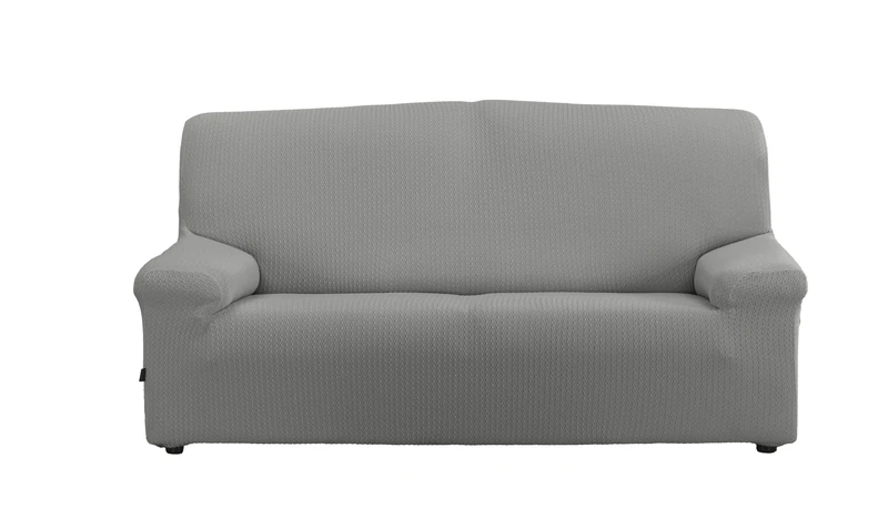 Estoralis Sumatra | Bi-Elastic Sofa Cover | Super Elastic Fabric C/09 Light Grey | 4 Seater Sofa from 220 to 260 cm | Quality Protector | Super Adjustable - Image 1