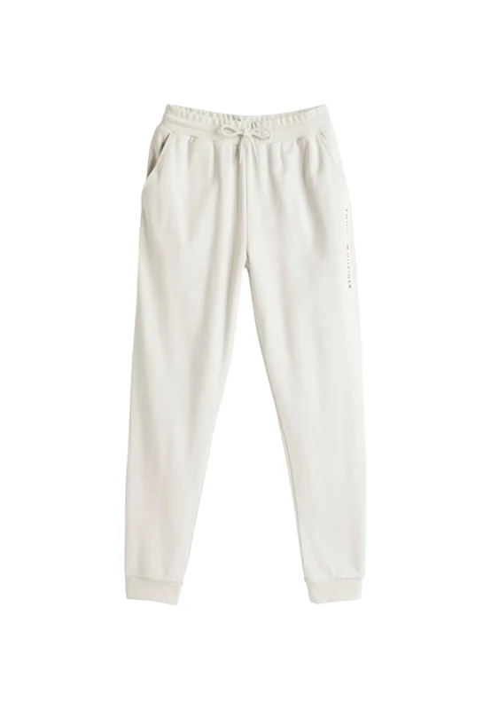 Tommy Hilfiger Men’s Jogging Bottoms with Drawstring, Beige (Light Cast), S