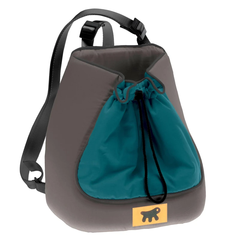 Ferplast Cat Carrier TRIP, Dog Carrier, Pet Carrier, Dog Carrier for Small Dogs, Adjustable Straps, Drawstring Closure, Washable, up to 5 Kg, 28 x 18 xh 29 cm, Teal - Image 1