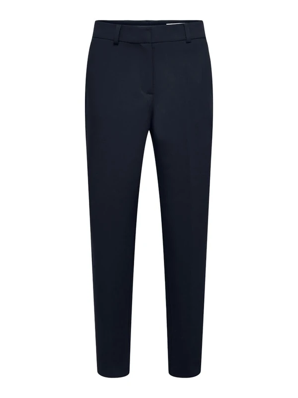 SELECTED FEMME SLFRITA-RIA MW Crop Pant DSM NOOS, Dark Sapphire/Detail: Melange, 14 - Image 1
