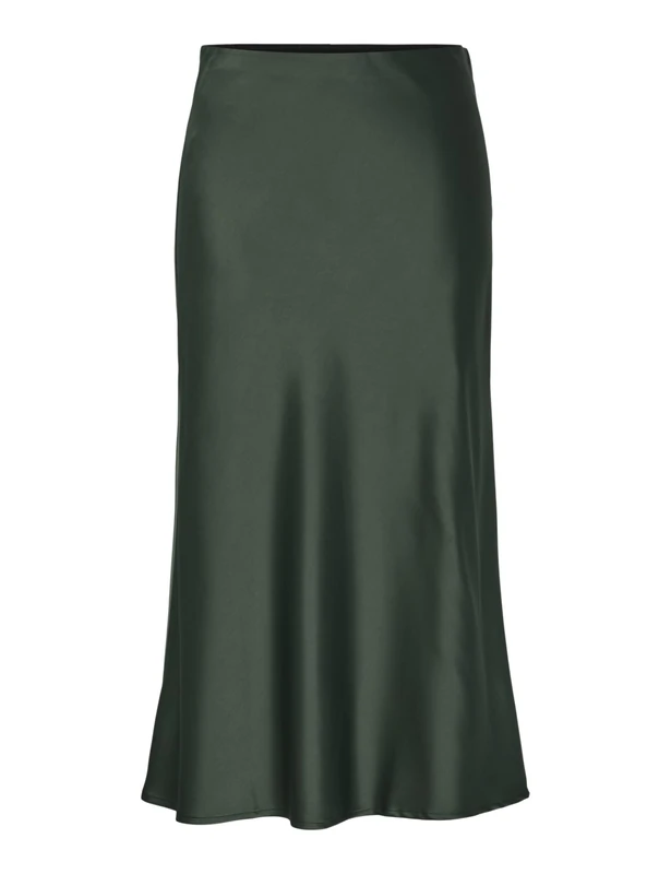 Y.A.S Yaspella HW Midi Skirt, S. Noos, Sycamore, XXL