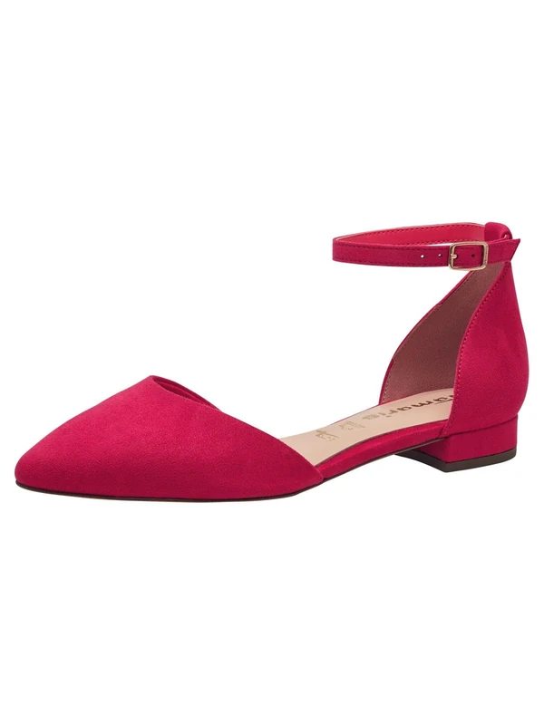Tamaris Women's Vegan Court Shoes, Pink, 4 UK