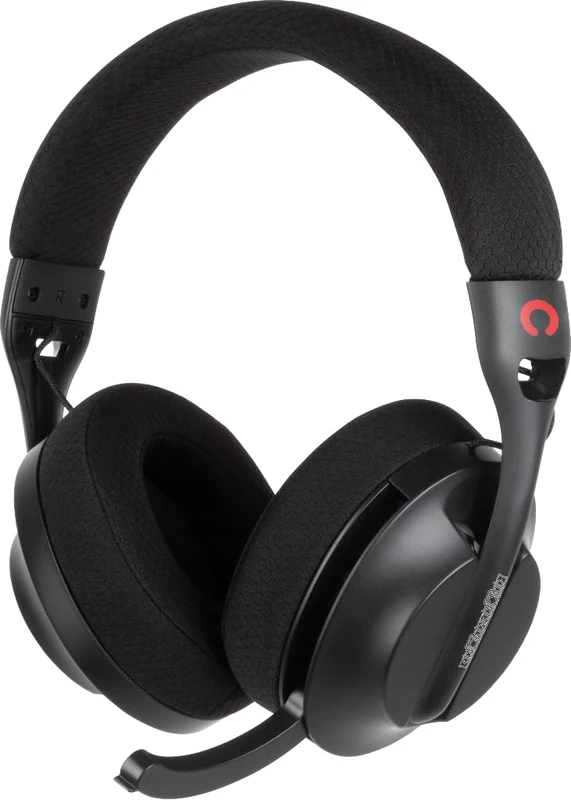 Konix Pulsar Ultralight Gaming Headset 180g for PC - 40mm Speaker - Microphone - Bluetooth/USB-C Cable/USB Dongle Connection - Black