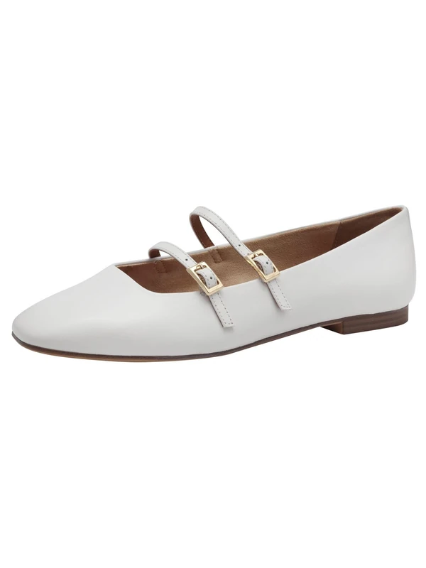Tamaris Ballerina Women's Elegant, White, 6 UK