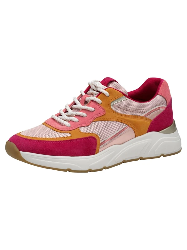 Tamaris Women's Flat Lace-Up Shoes, Pink, 4 UK