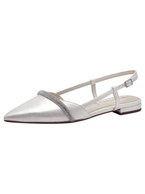 Tamaris Flamenco Women's Vegan Elegant, Pearl, 6 UK