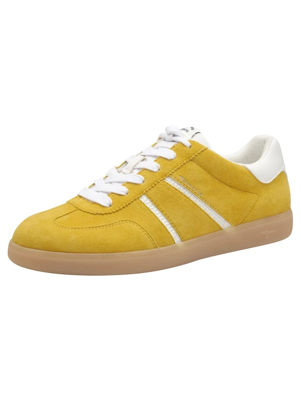 Tamaris Women's Low-Top Trainers, Women's Trainers, Interchangeable Footbed, Yellow, 7.5 UK - Image 1
