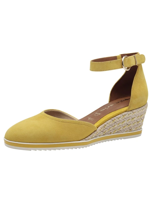 Tamaris Women's Wedge Pumps, Women's Pumps, Touch-it Footbed, Yellow, 5 UK
