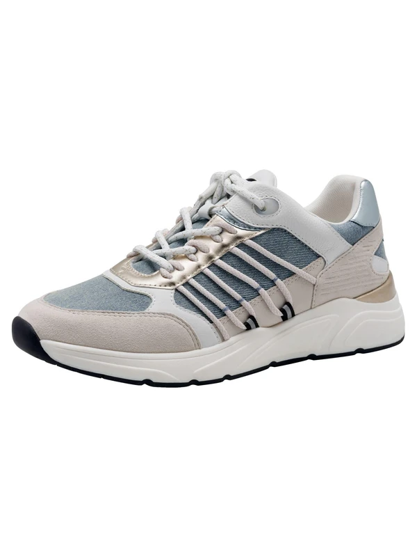 Tamaris Women's 23762-44 Lace-up, Denim Comb, 6 UK