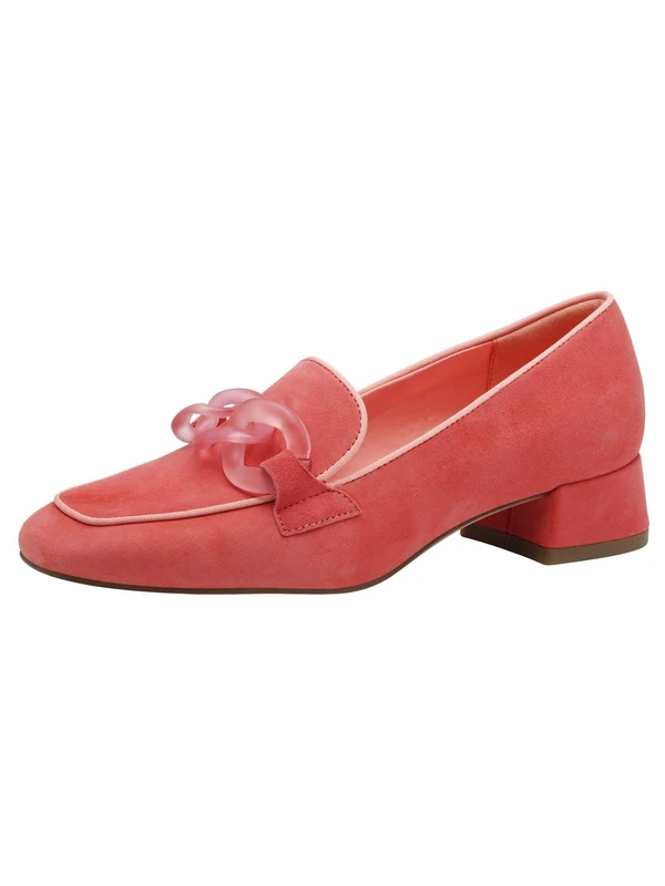 Tamaris Women's Block Heel Slipper, red, 5 UK