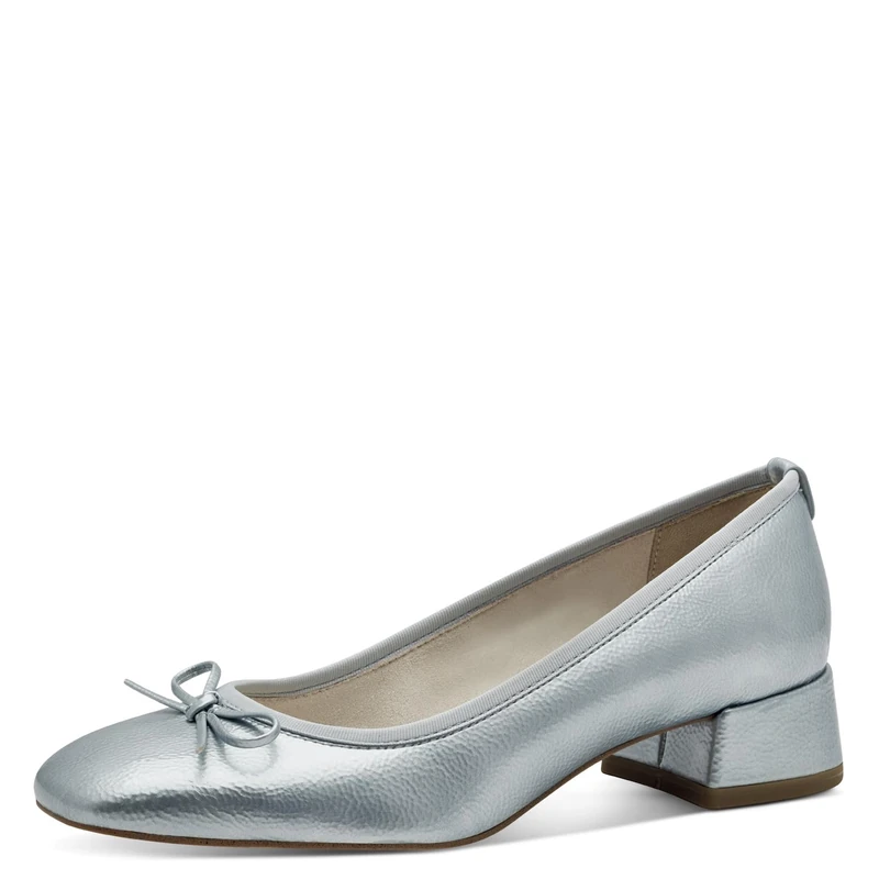 Tamaris Women's Vegan Court Shoes, Blue, 3.5 UK