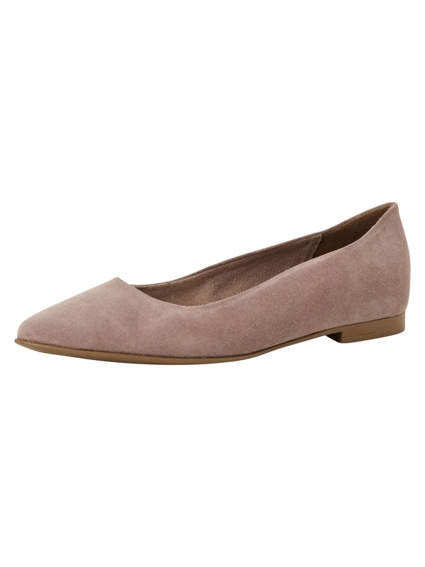 Tamaris Women's ballet flat leather flat beige 5 UK