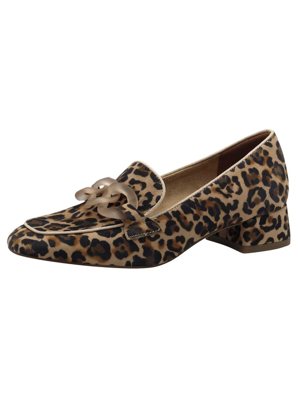 Tamaris Women's Block Heel Slipper, Brown, 6.5 UK