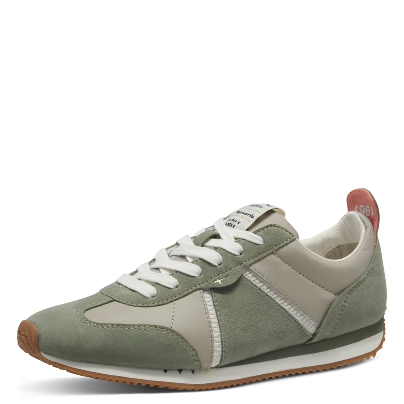 Tamaris Lace-Up Women's Sporty, Green, 7.5 UK