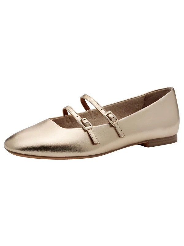 Tamaris Ballerina Women's Elegant, Metallic, 6.5 UK