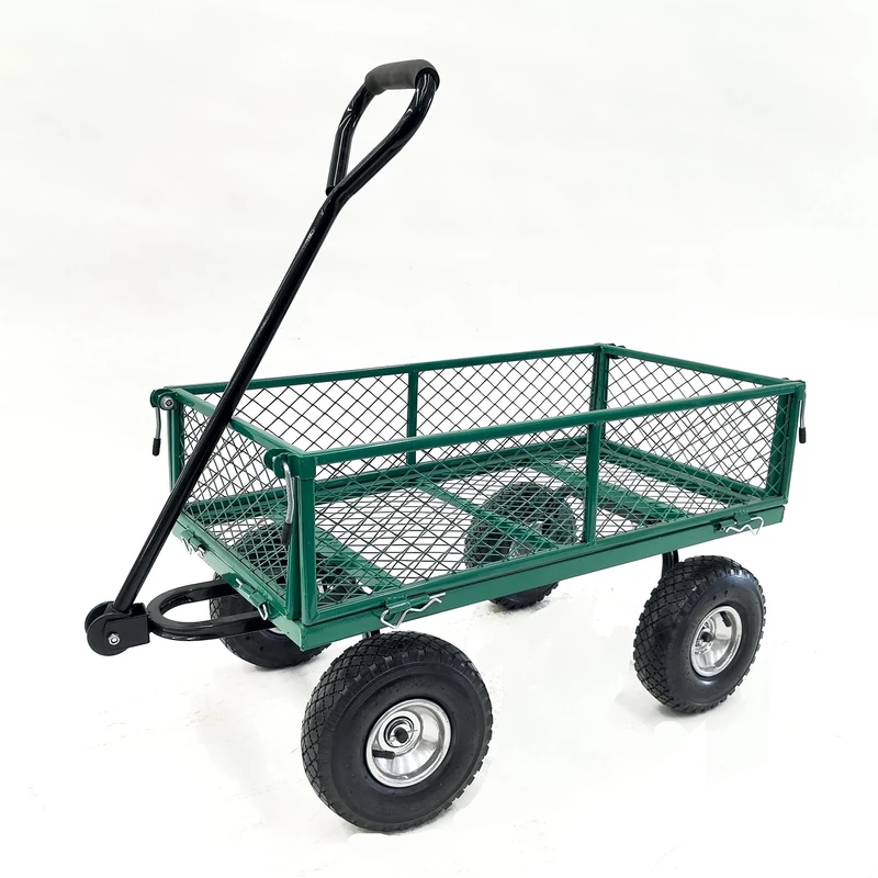 WERKA PRO 65L Garden Wire Mesh Trailer Trolley