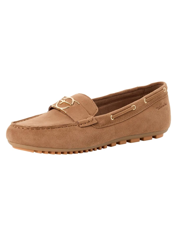 Tamaris Women Moccasin flat Leather brown 6.5 UK