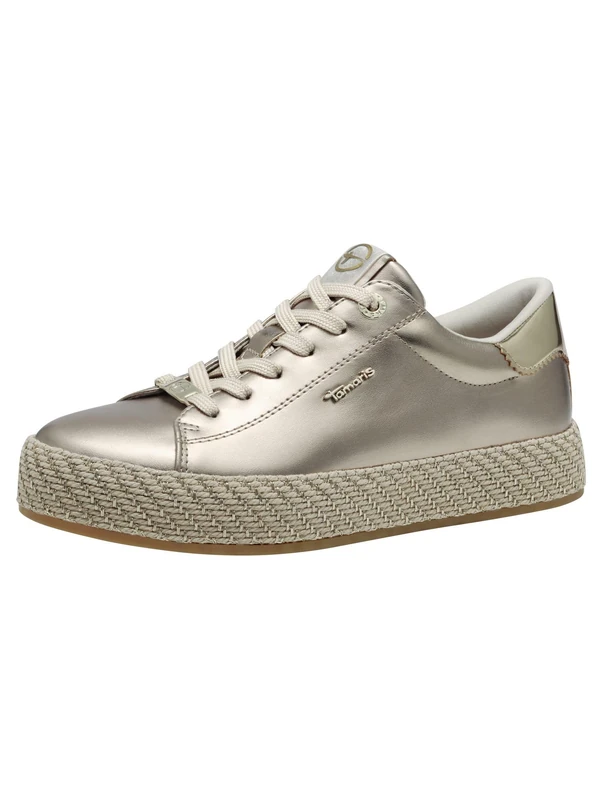 Tamaris Women's Low-Top Trainers, Women's Trainers, Metallic, 6 UK