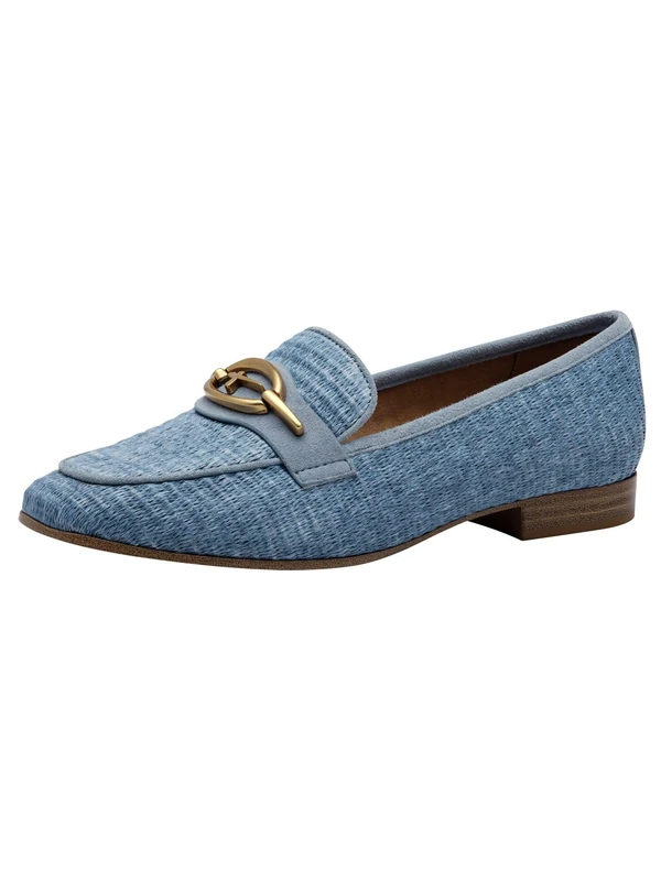 Tamaris Women's Elegant Slipper, Blue, 6.5 UK