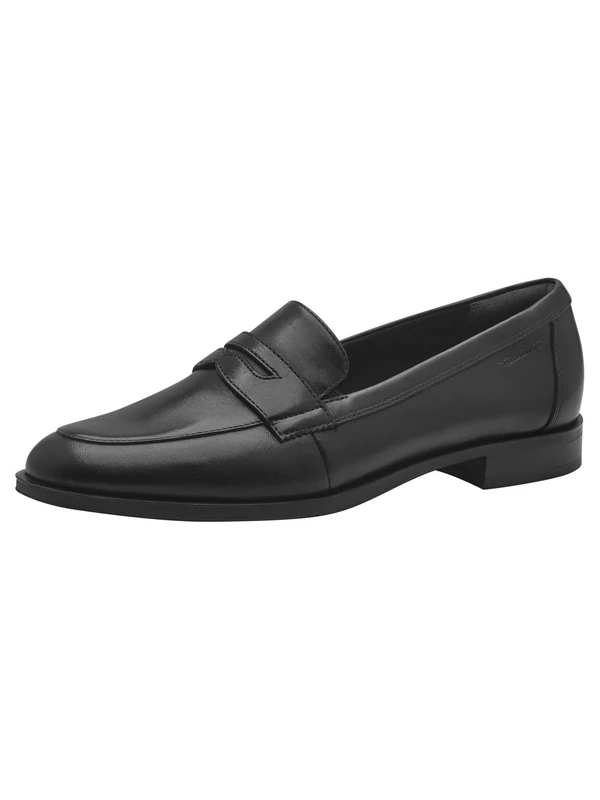 Tamaris Women's loafer flat leather black 4 UK