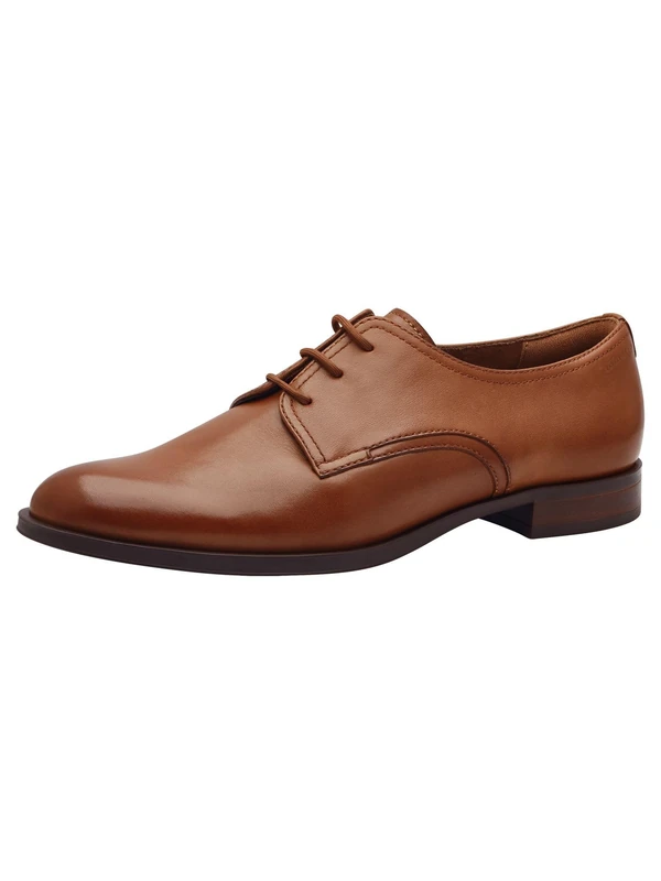 Tamaris Women Lace-up Leather flat brown 8 UK