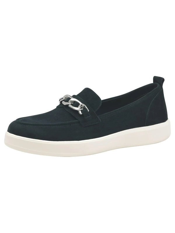 Tamaris Women's Sporty Slipper, Navy Suede, 8 UK