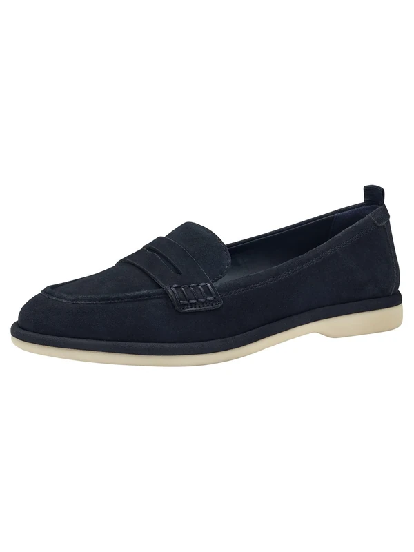 Tamaris Women's 1-24224-44 Loafer, Navy, 6.5 UK