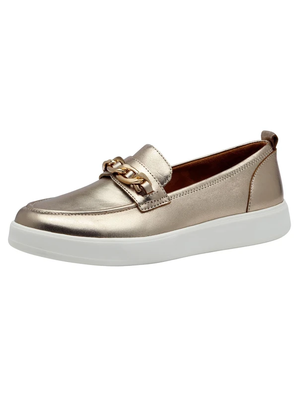 Tamaris Women's Sporty Slipper, Gold, 7.5 UK