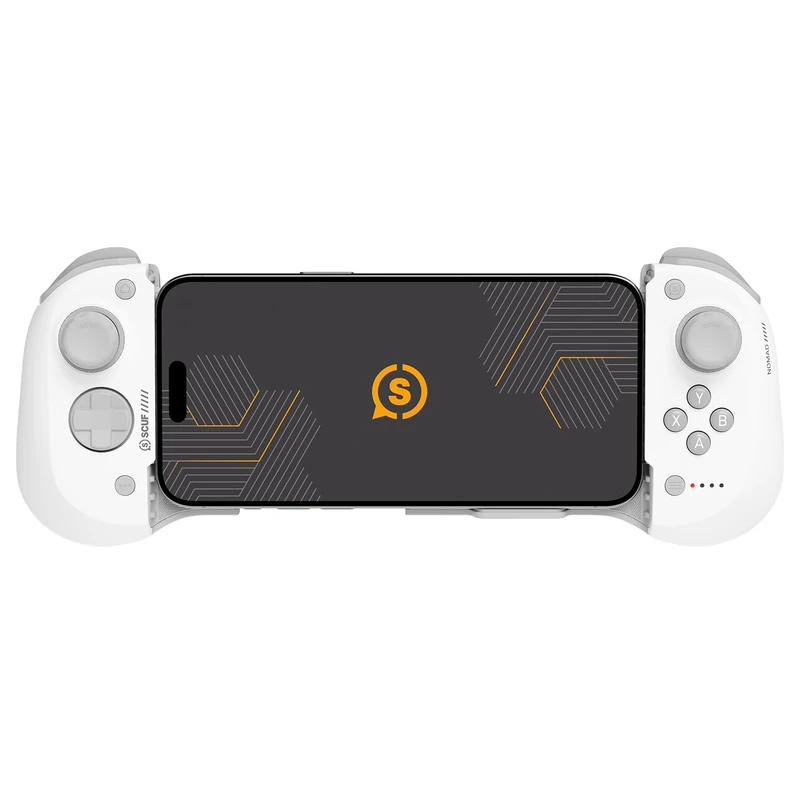 SCUF NOMAD Wireless iPhone Mobile Gaming Controller – Customisable Paddles – Anti-Drift Thumbsticks – Bluetooth 5.0 Connectivity – PS Remote, Xbox Game Pass, Apple Arcade, Steam Link – White