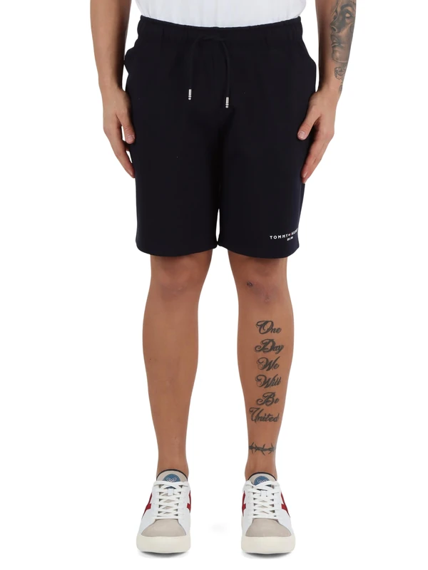 Tommy Hilfiger Men's Small Tommy Logo SweatShorts MW0MW38698 Sweatpants, Blue, XS - Image 1