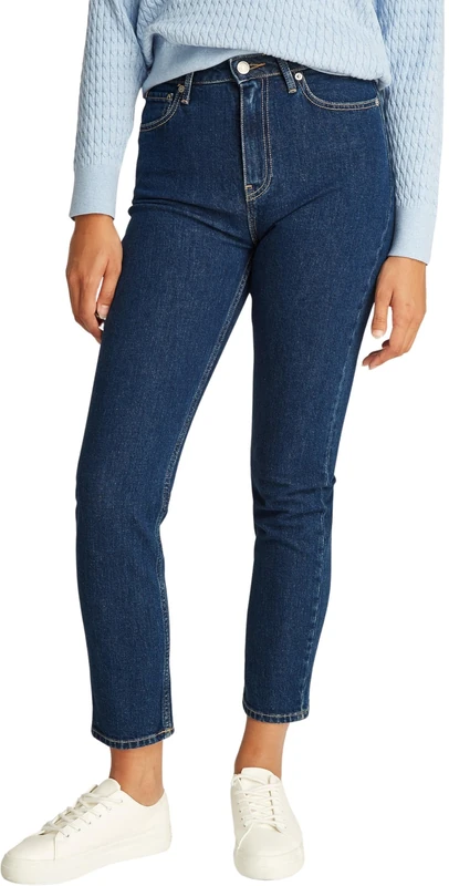 Tommy Hilfiger Women's Slim Cigarette Ace High Waist Jeans, Blue (Ace), 30W/29L
