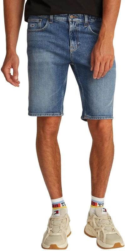 Tommy Jeans Mens Scanton Bi0134 Dm0dm20960 5 Pocket Shorts, Denim (Denim Medium), 29W UK