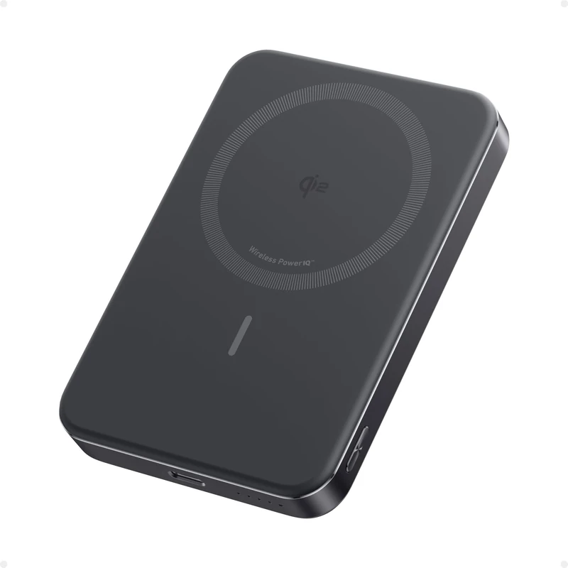 Anker MagGo Power Bank, Ultra-Slim 10,000mAh Magnetic Battery Pack, Qi2 Certified 15W Ultra-Fast MagSafe Compatible Portable Charger, Ergonomic Design, for iPhone17/16/15/14 Series Only（Not for Pixel）