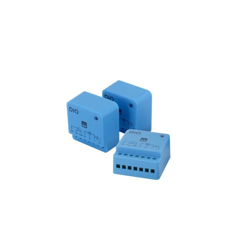 DiO Connected Home 3 x DIO Roller Shutter Module (433 MHz/Zigbee/BLE), Blue, One Size