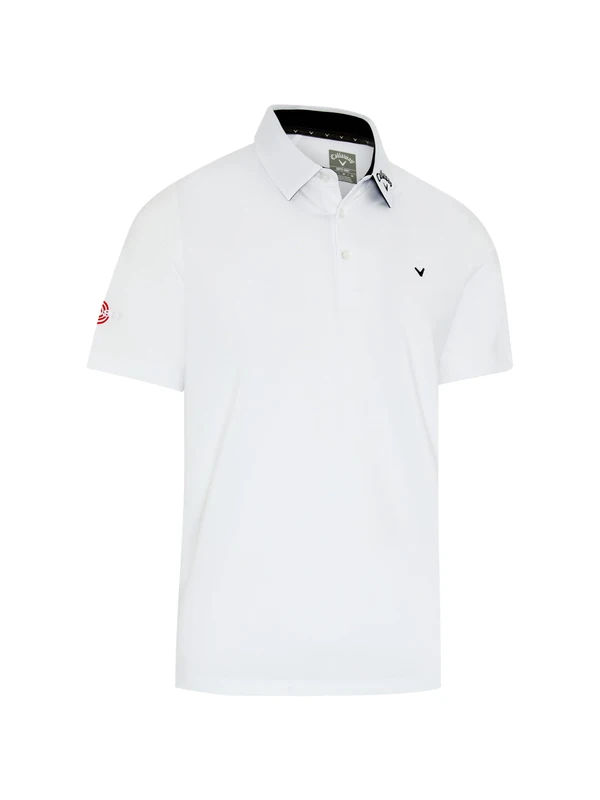 Callaway Apparel Mens Emea Odyssey Bloc Polo Shirt, Bright White, XXL EU