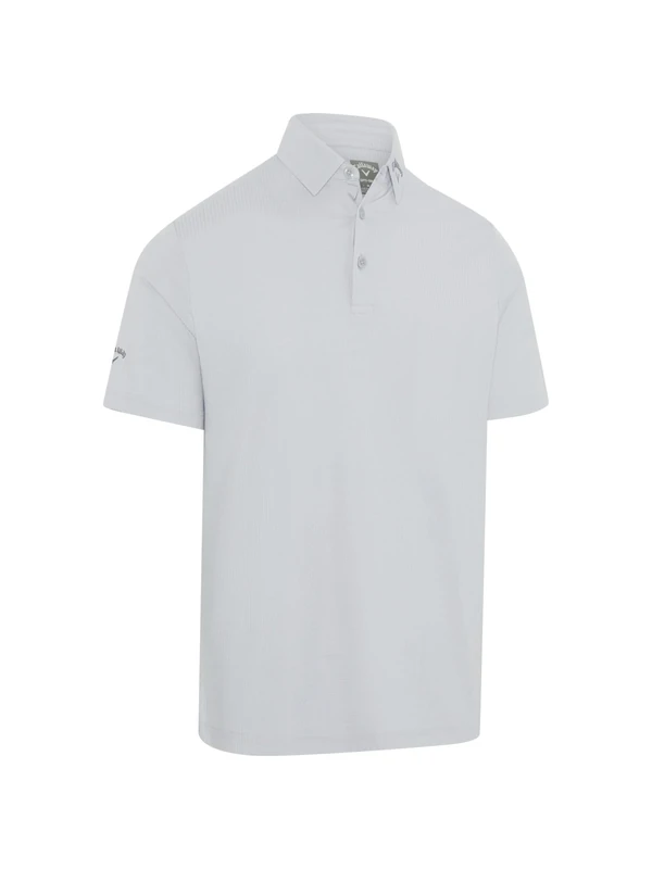 Callaway Apparel Mens Emea Ventilated C Polo Shirt, Gray Dawn, 3XL EU