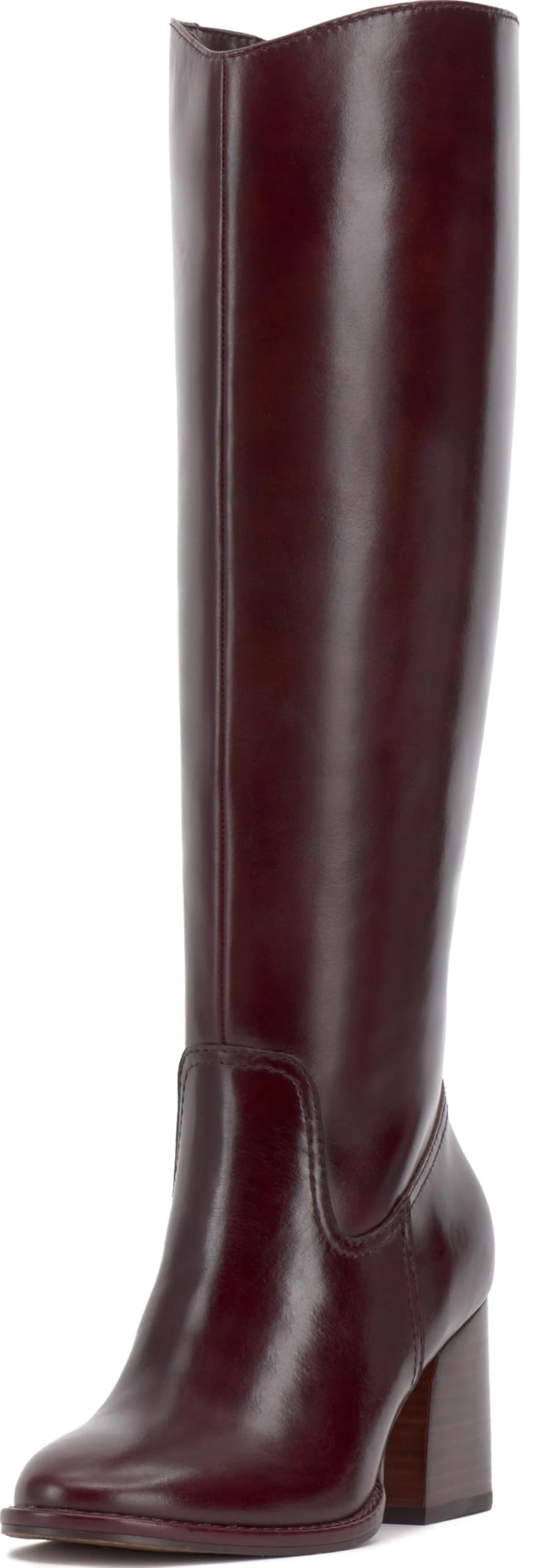 Vince Camuto Women's Leila Wide Calf Knee High Boot, Rich Mahogany Wide Calf, 3.5 UK