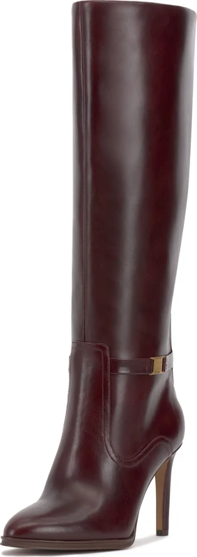 Vince Camuto Skylie2 Knee High Boot - Mahogany Wide Calf, 3" Heel