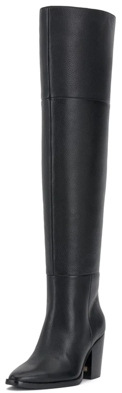 Vince Camuto Women's Paulie2 Over-The-Knee Boot, Black Wide Calf, 4.5 UK