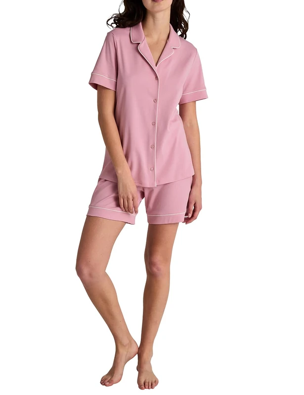 CALIDA Women's Moonlight Dreams Pajama Set, Cherry Blossom, 48-50