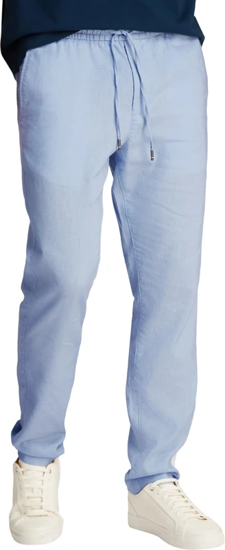 Tommy Hilfiger Men's Harlem Sorona Linen MW0MW38801 Chino, Blue, 38W / 36L