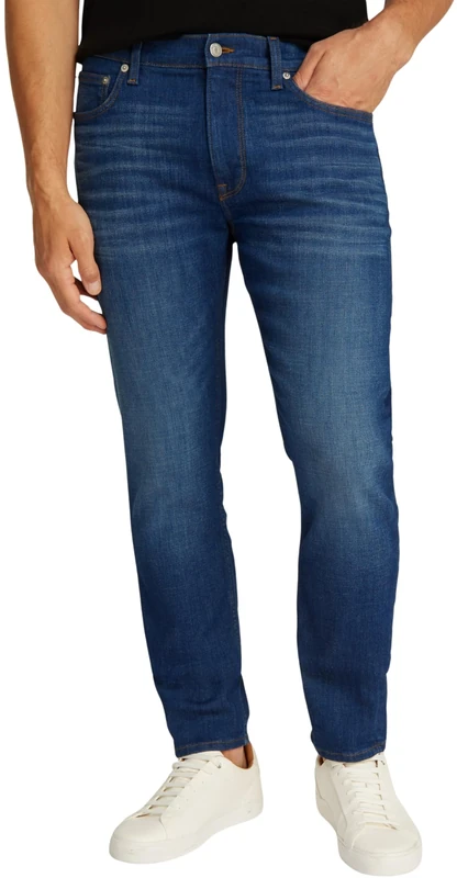 Tommy Hilfiger Men's Houston Flex Tucson Tapered Fit Jeans, Blue (Mohave Indigo), 34W/35L