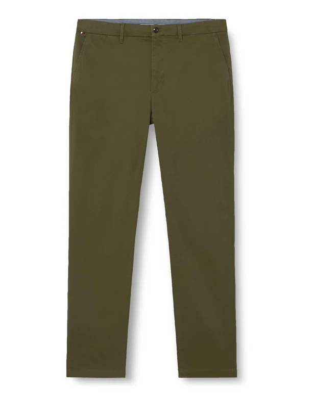 Tommy Hilfiger Men's Denton Printed Structure Chino MW0MW37717 Chino, Khaki, 31W / 32L