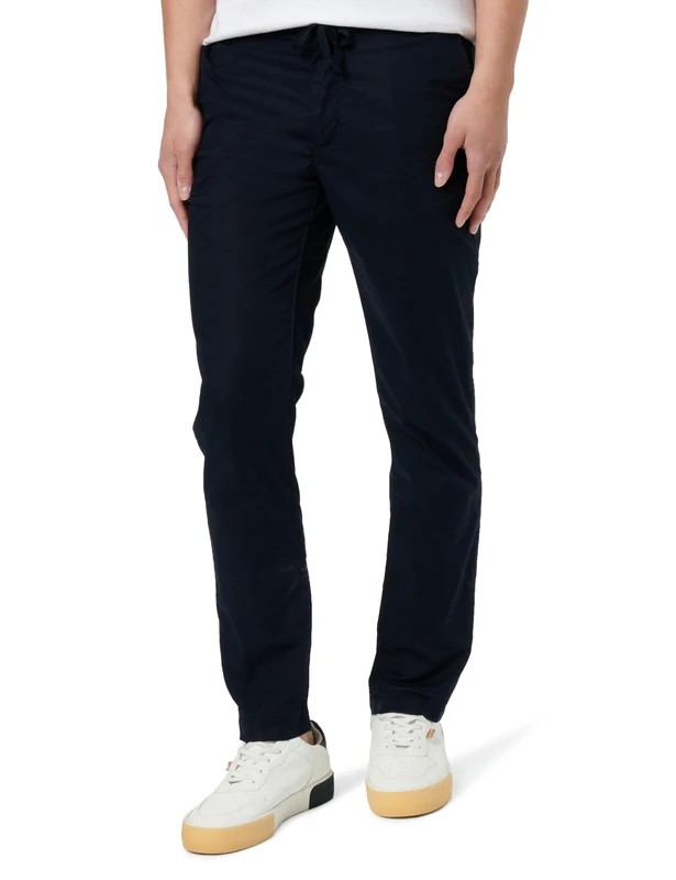 Tommy Hilfiger Men's Denton 3/4 EL WB PAPERTOUCH MW0MW38797 Chino, Blue, 33W / 34L