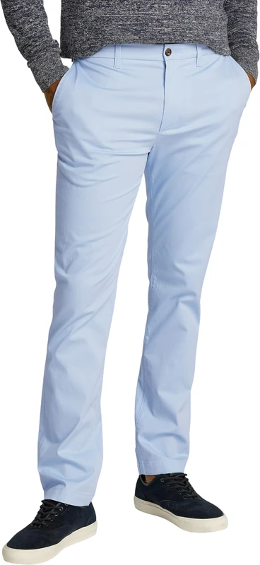 Tommy Hilfiger Men's Denton Printed Structure Chino MW0MW37717 Chino, Blue, 33W / 36L