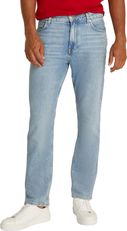 Tommy Hilfiger Men's Regular Mercer STR CALI Indigo MW0MW38819 Straight, Denim, 32W / 32L