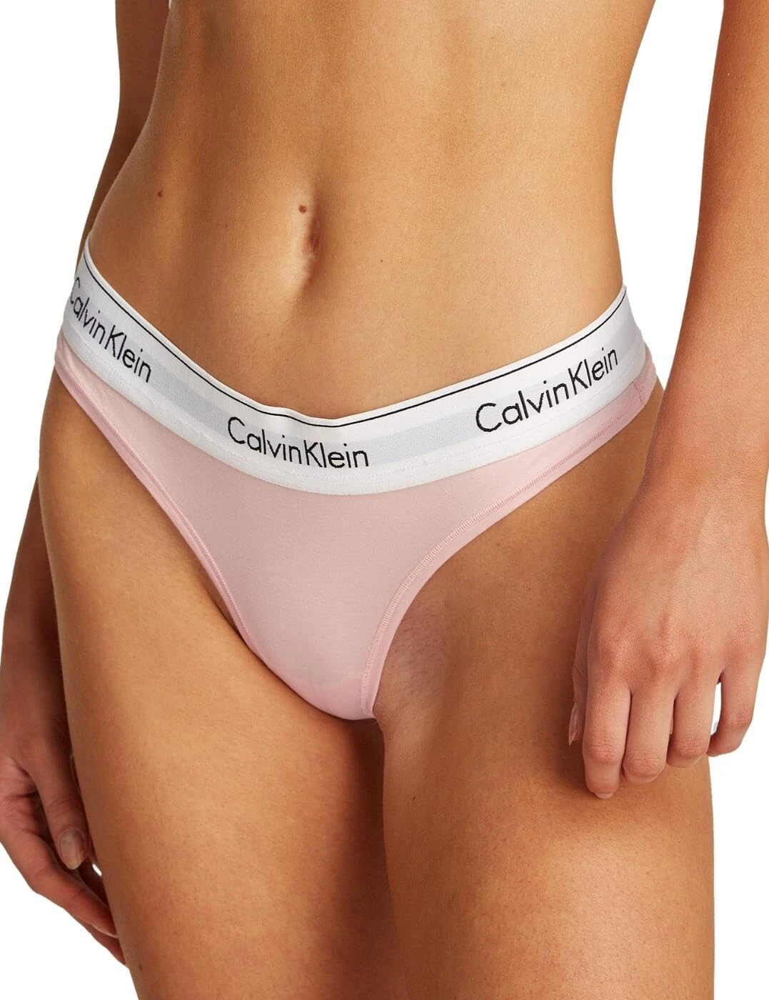 Calvin Klein Women's Thong Underwear, Pink (Buff Pink), M