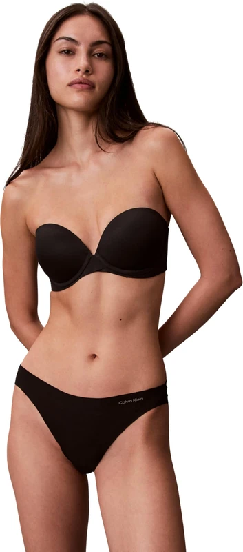Calvin Klein Women's Push UP Strapless, Black, 30B